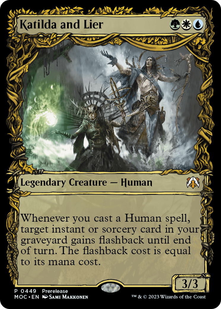 Katilda and Lier (Showcase Planar Booster Fun) [March of the Machine Commander Prerelease Promos] - Trinity Hobby