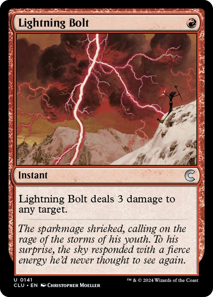 Lightning Bolt [Ravnica: Clue Edition] - Trinity Hobby