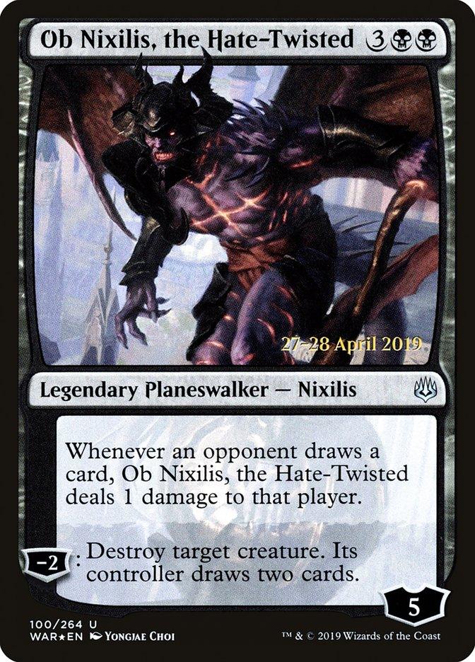 Ob Nixilis, the Hate-Twisted [War of the Spark Prerelease Promos] - Trinity Hobby