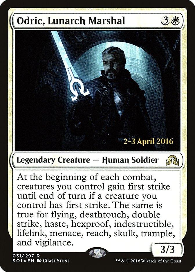 Odric, Lunarch Marshal [Shadows over Innistrad Prerelease Promos] - Trinity Hobby
