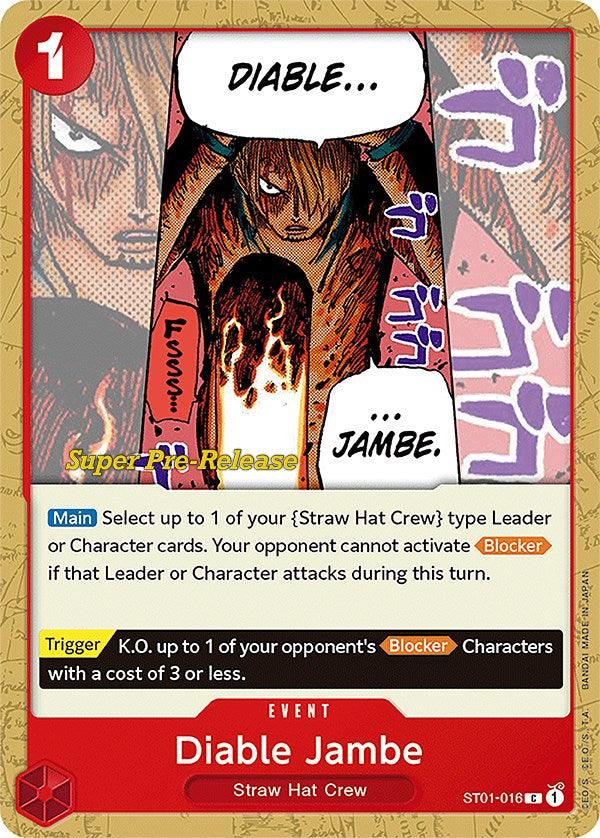 Diable Jambe [Super Pre-Release Starter Deck: Straw Hat Crew] - Trinity Hobby