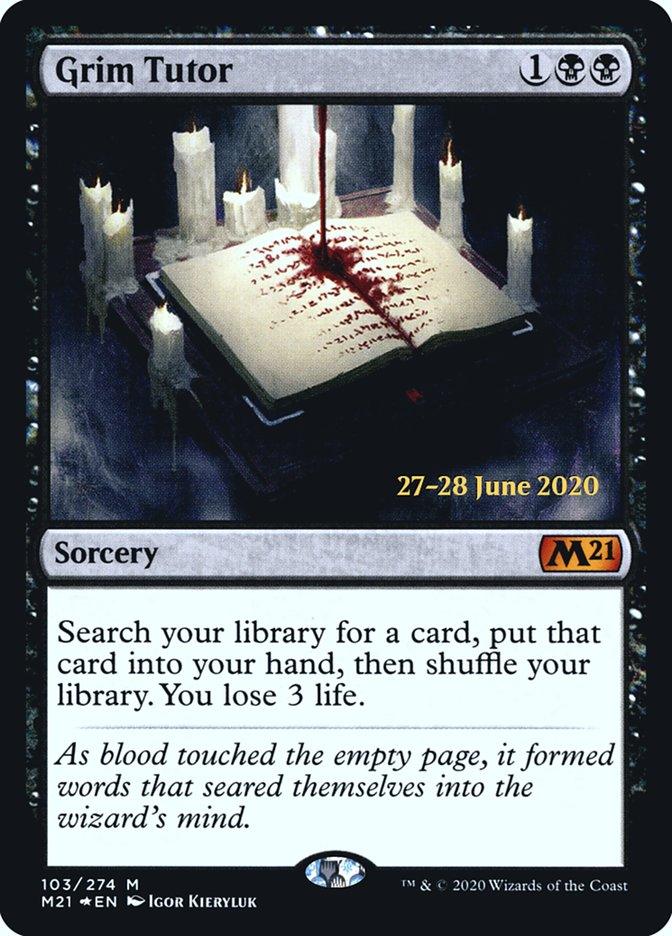 Grim Tutor [Core Set 2021 Prerelease Promos] - Trinity Hobby
