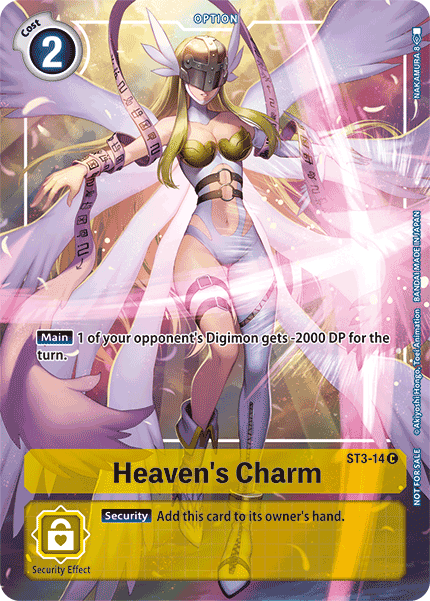 Heaven's Charm [ST3-14] (Tamer's Evolution Box) [Starter Deck: Heaven's Yellow Promos]Digimon Trading Card Game