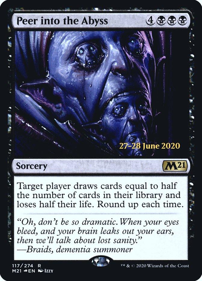 Peer into the Abyss [Core Set 2021 Prerelease Promos] - Trinity Hobby