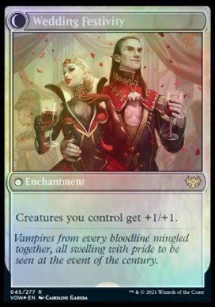 Wedding Announcement // Wedding Festivity [Innistrad: Crimson Vow Prerelease Promos] - Trinity Hobby