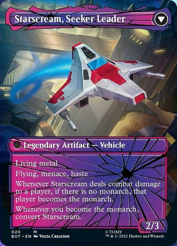 Starscream, Power Hungry // Starscream, Seeker Leader (Shattered Glass) [Transformers] - Trinity Hobby