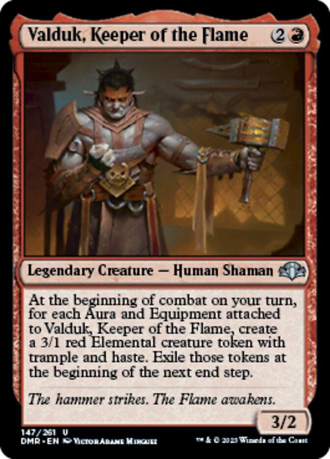 Valduk, Keeper of the Flame [Dominaria Remastered] - Trinity Hobby