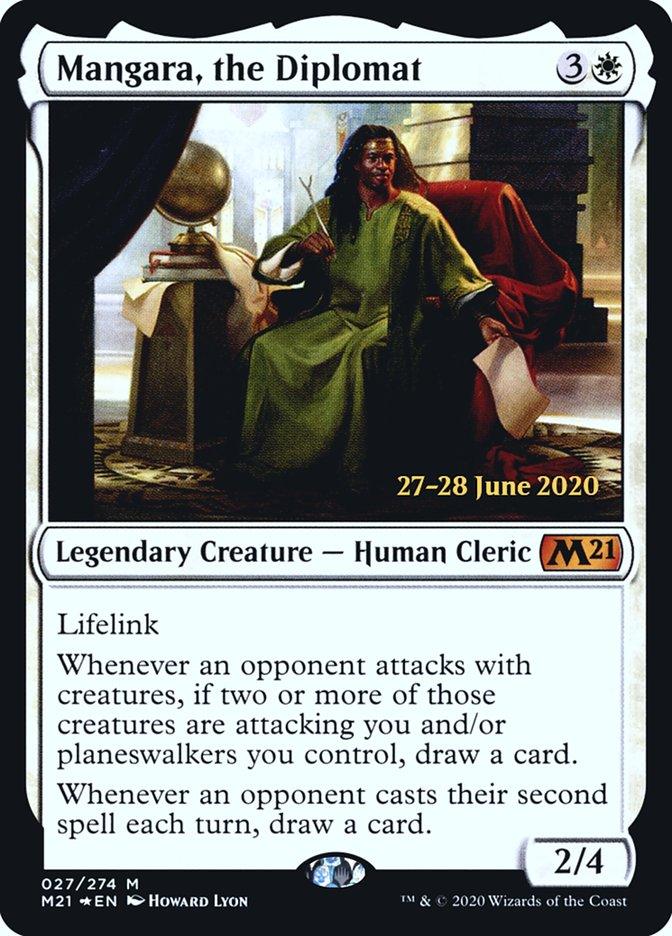 Mangara, the Diplomat [Core Set 2021 Prerelease Promos] - Trinity Hobby