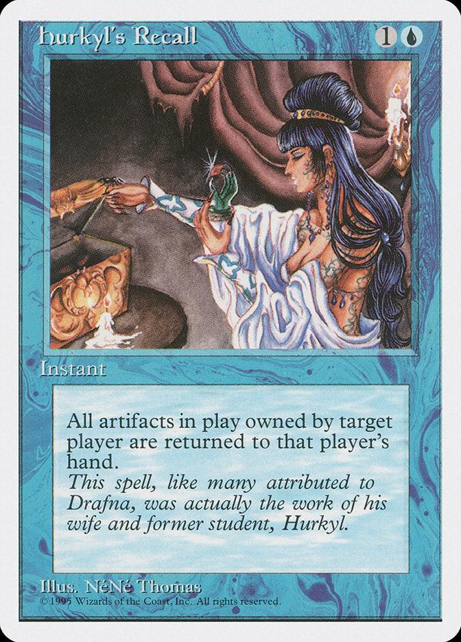 Hurkyl's Recall [Fourth Edition] - Trinity Hobby