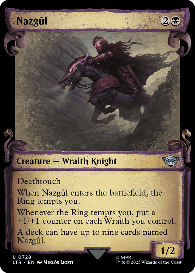 Nazgul (0728) [The Lord of the Rings: Tales of Middle-Earth Showcase Scrolls] - Trinity Hobby