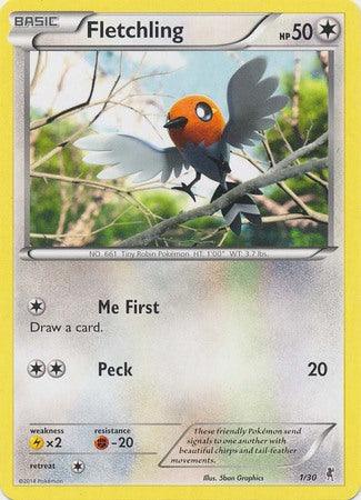 Fletchling (1/30) [XY: Trainer Kit 1 - Bisharp] - Trinity Hobby