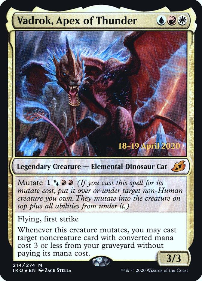 Vadrok, Apex of Thunder [Ikoria: Lair of Behemoths Prerelease Promos] - Trinity Hobby