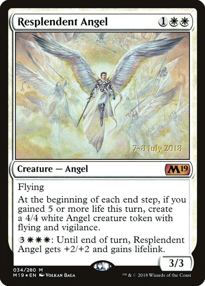 Resplendent Angel [Core Set 2019 Prerelease Promos] - Trinity Hobby