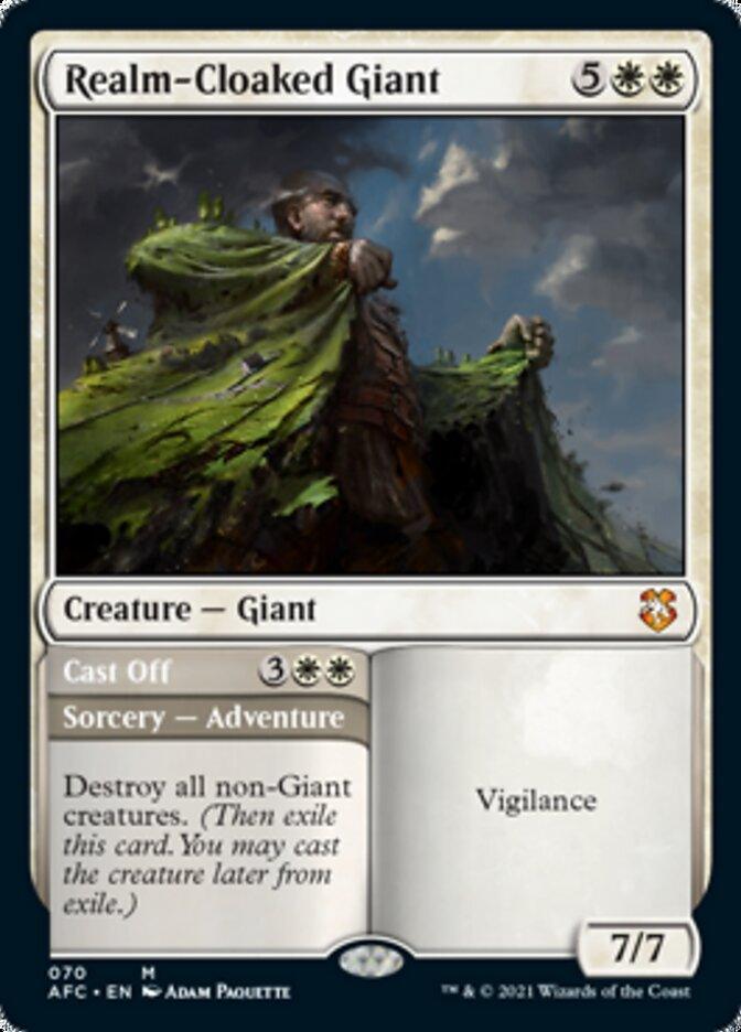 Realm-Cloaked Giant // Cast Off [Dungeons & Dragons: Adventures in the Forgotten Realms Commander] - Trinity Hobby