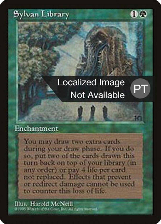 Sylvan Library [Fourth Edition (Foreign Black Border)] - Trinity Hobby