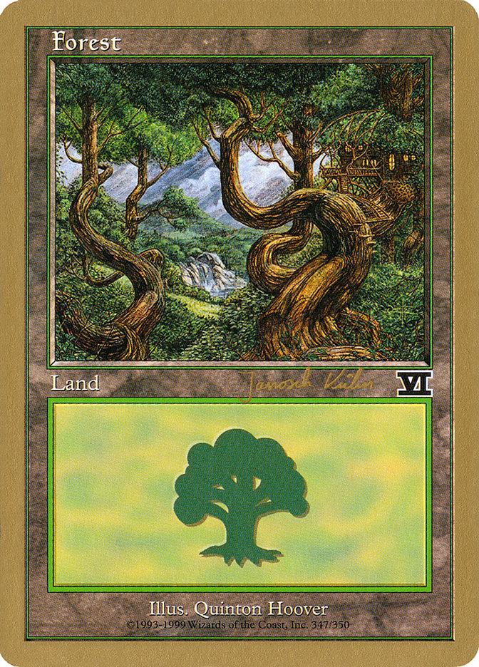 Forest (jk347) (Janosch Kuhn) [World Championship Decks 2000] - Trinity Hobby