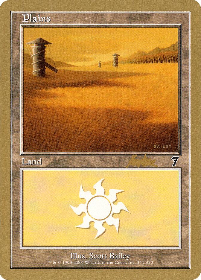 Plains (bk341) (Brian Kibler) [World Championship Decks 2002] - Trinity Hobby
