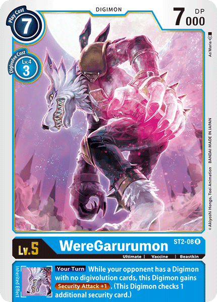 WereGarurumon [ST2-08] [Starter Deck: Cocytus Blue]Digimon Trading Card Game