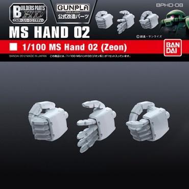 Builders Parts - HD 1/100 MS Hand 02 (ZEON)