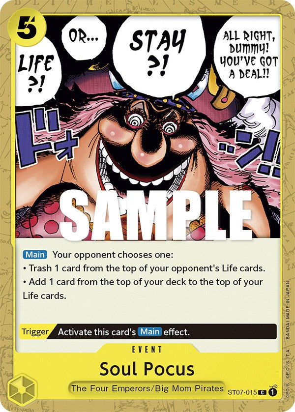 Soul Pocus (ST07-015) - [Starter Deck 7: Big Mom Pirates] - Trinity Hobby