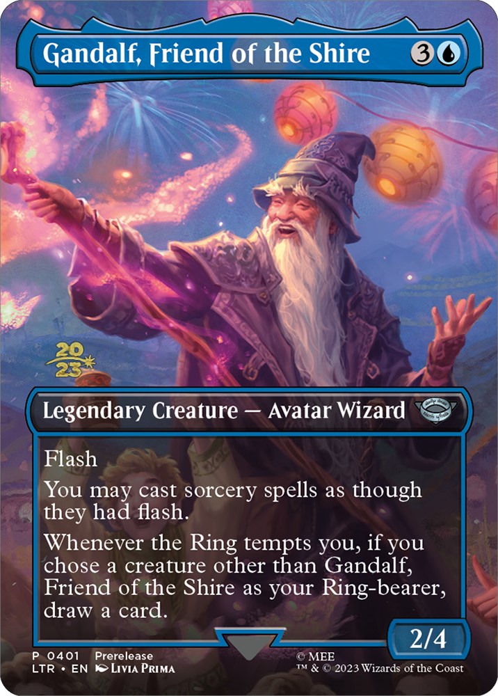 Gandalf, Friend of the Shire [The Lord of the Rings: Tales of Middle-Earth Prerelease Promos] - Trinity Hobby