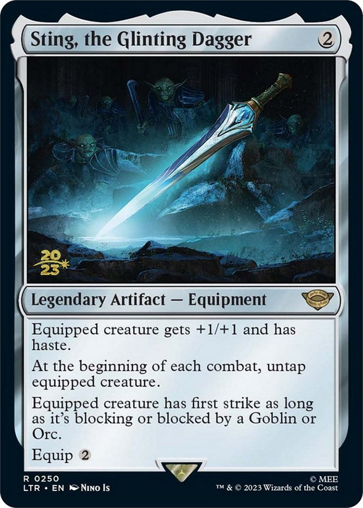 Sting, the Glinting Dagger [The Lord of the Rings: Tales of Middle-Earth Prerelease Promos] - Trinity Hobby