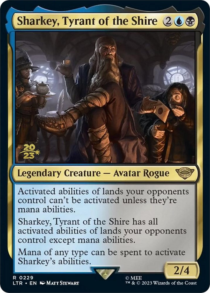 Sharkey, Tyrant of the Shire [The Lord of the Rings: Tales of Middle-Earth Prerelease Promos] - Trinity Hobby
