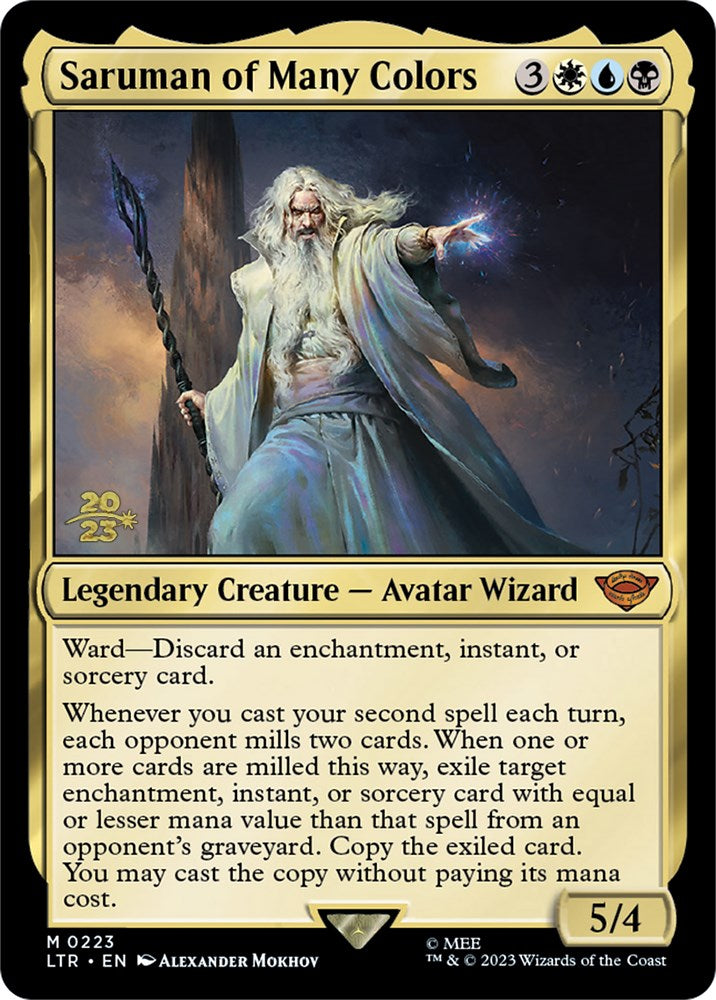 Saruman of Many Colors [The Lord of the Rings: Tales of Middle-Earth Prerelease Promos] - Trinity Hobby