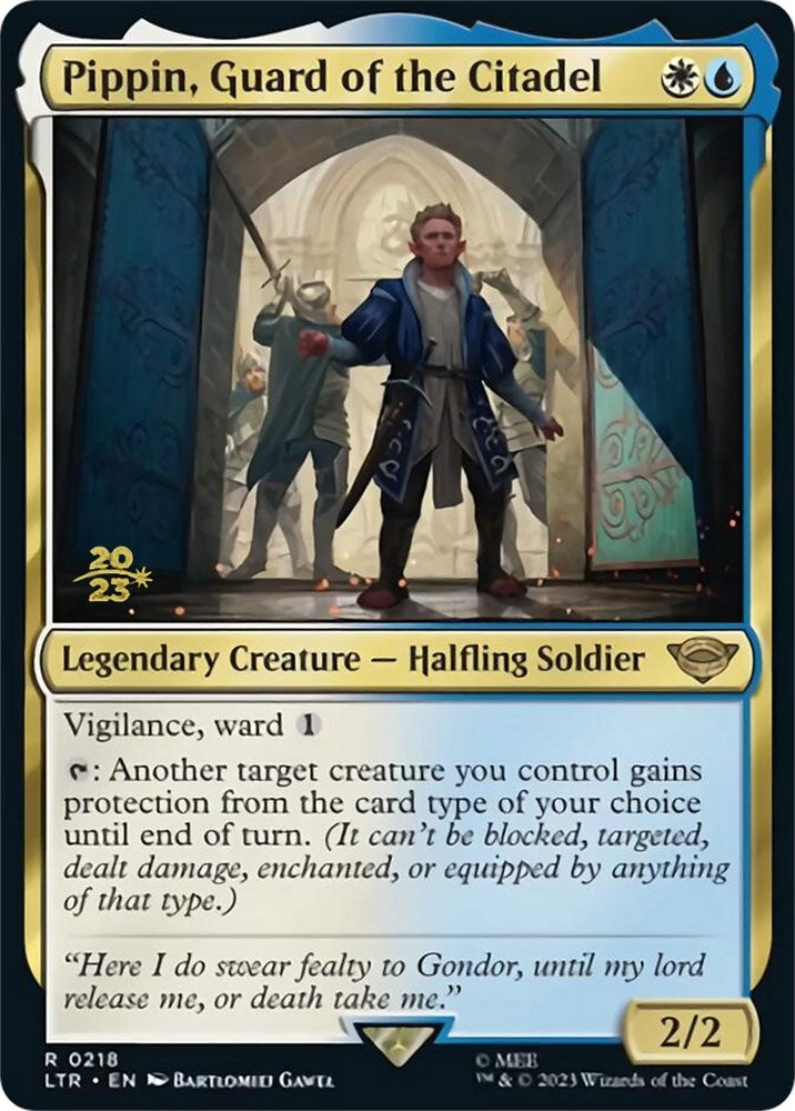 Pippin, Guard of the Citadel [The Lord of the Rings: Tales of Middle-Earth Prerelease Promos] - Trinity Hobby