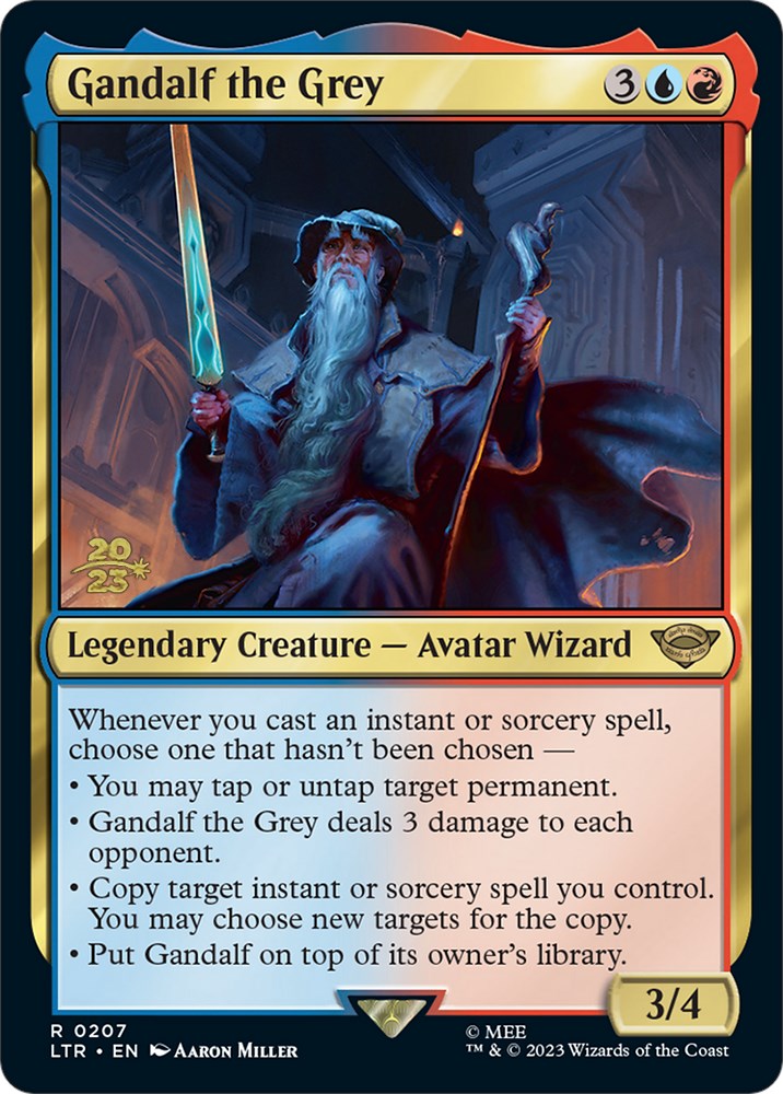 Gandalf the Grey [The Lord of the Rings: Tales of Middle-Earth Prerelease Promos] - Trinity Hobby