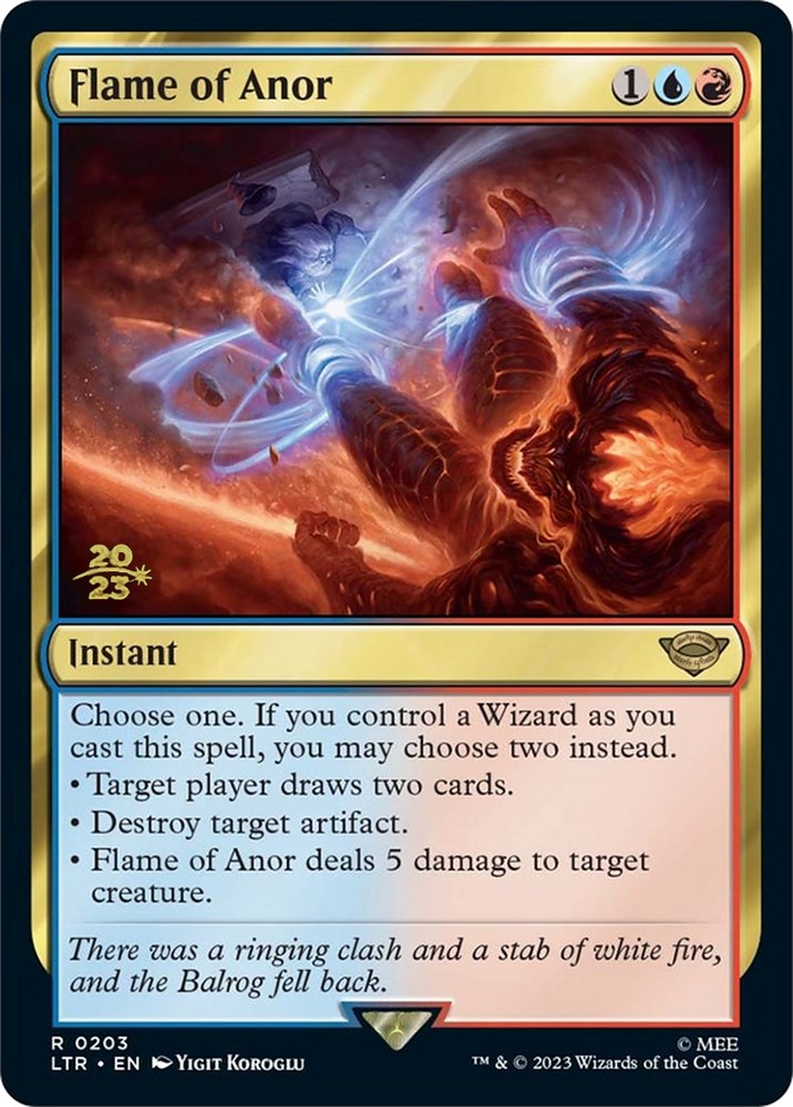Flame of Anor [The Lord of the Rings: Tales of Middle-Earth Prerelease Promos] - Trinity Hobby
