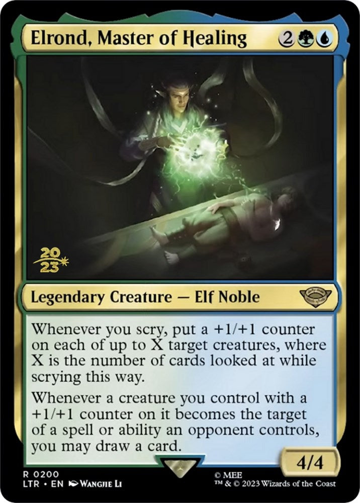 Elrond, Master of Healing [The Lord of the Rings: Tales of Middle-Earth Prerelease Promos] - Trinity Hobby