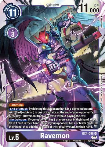 Ravemon [EX4-058] [Alternative Being Booster]Digimon Trading Card Game