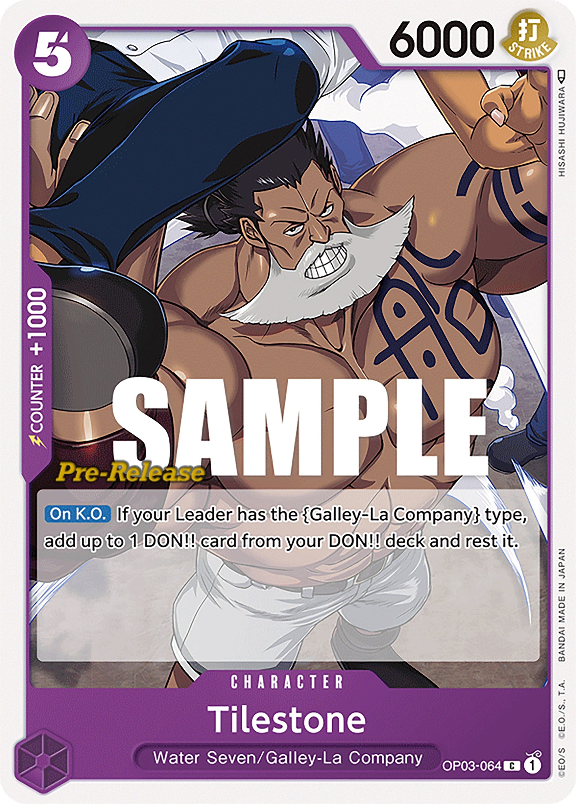 Tilestone (OP03-064) - [Pillars of Strength Pre-Release Cards] - Trinity Hobby