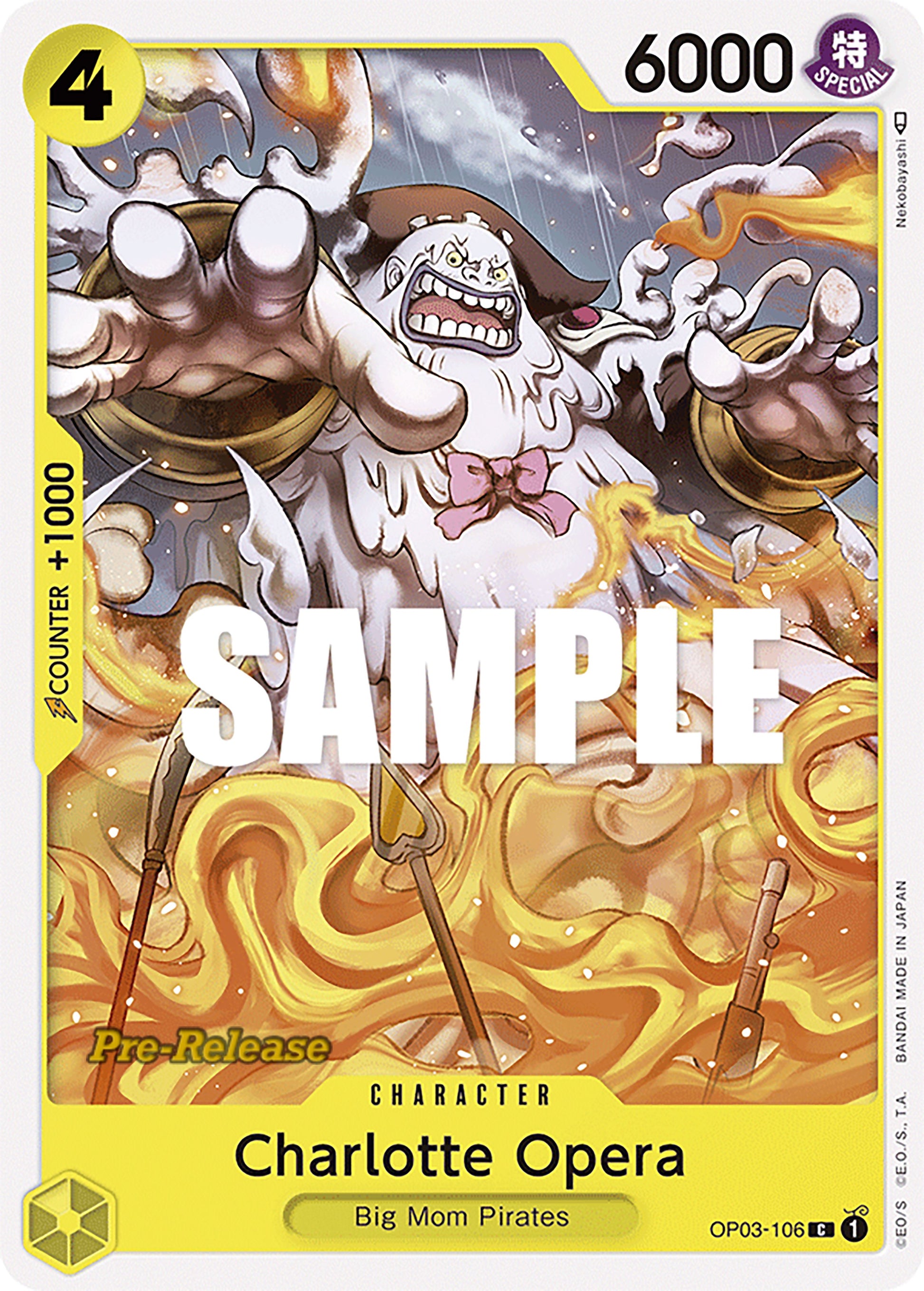Charlotte Opera (OP03-106) - [Pillars of Strength Pre-Release Cards] - Trinity Hobby