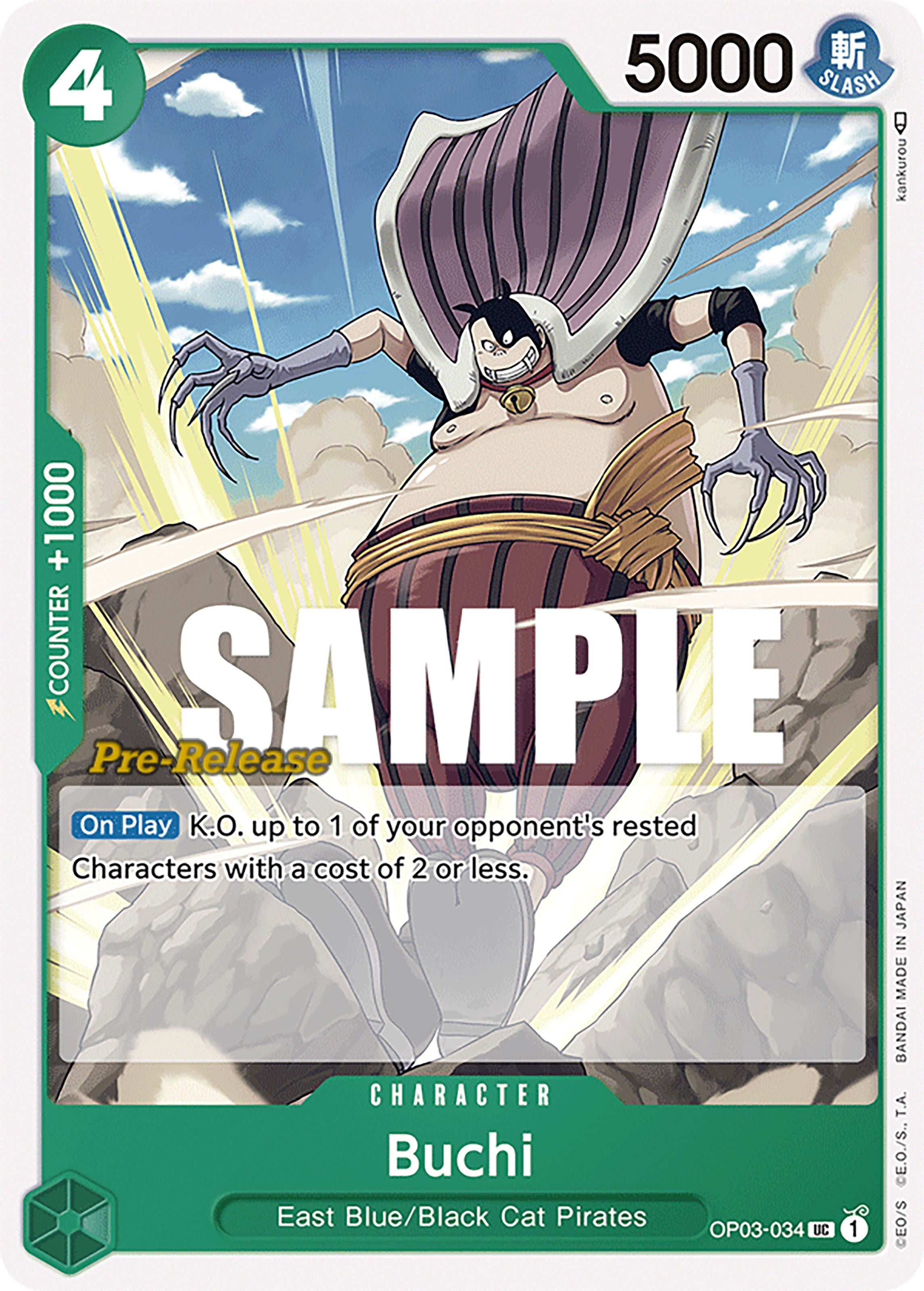 Buchi (OP03-034) - [Pillars of Strength Pre-Release Cards] - Trinity Hobby