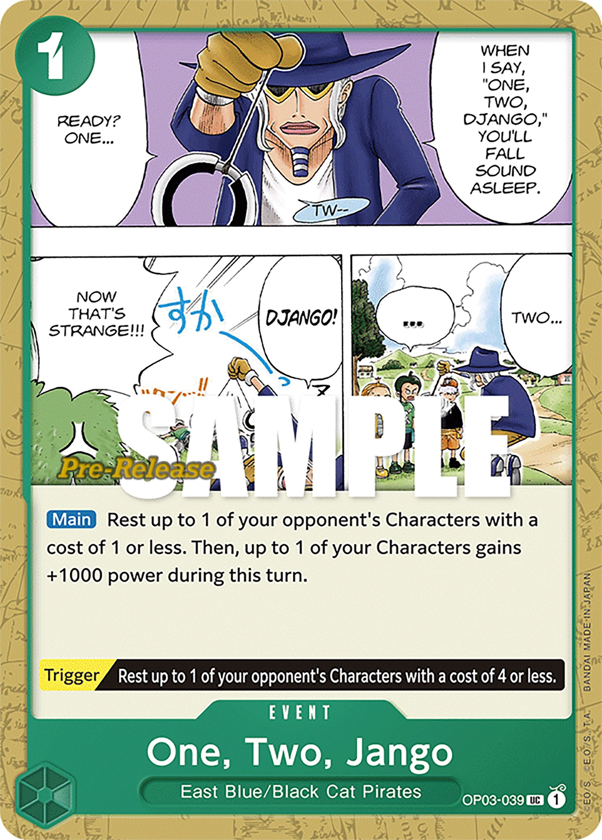 One, Two, Jango (OP03-039) - [Pillars of Strength Pre-Release Cards] - Trinity Hobby