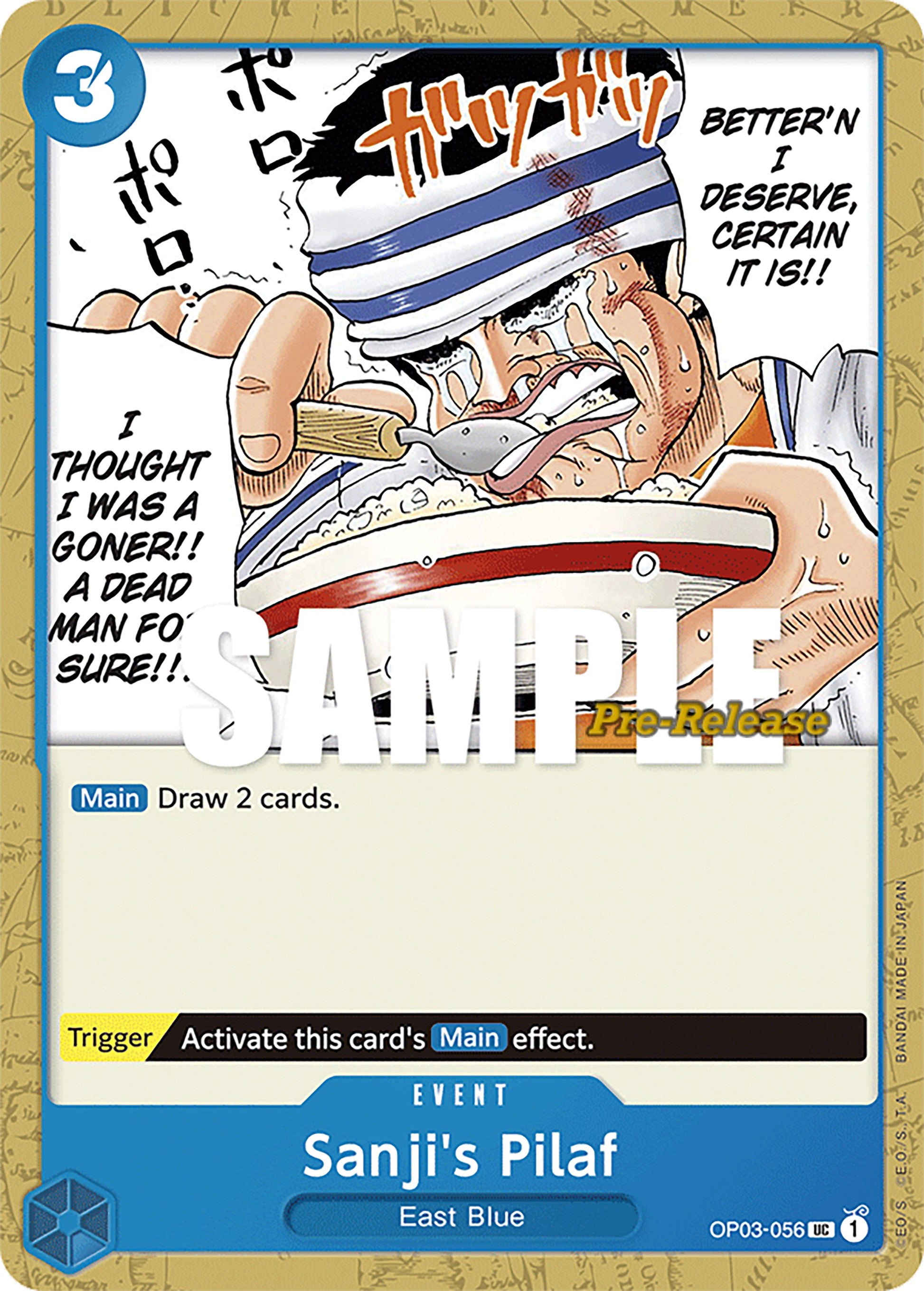 Sanji's Pilaf (OP03-056) - [Pillars of Strength Pre-Release Cards] - Trinity Hobby