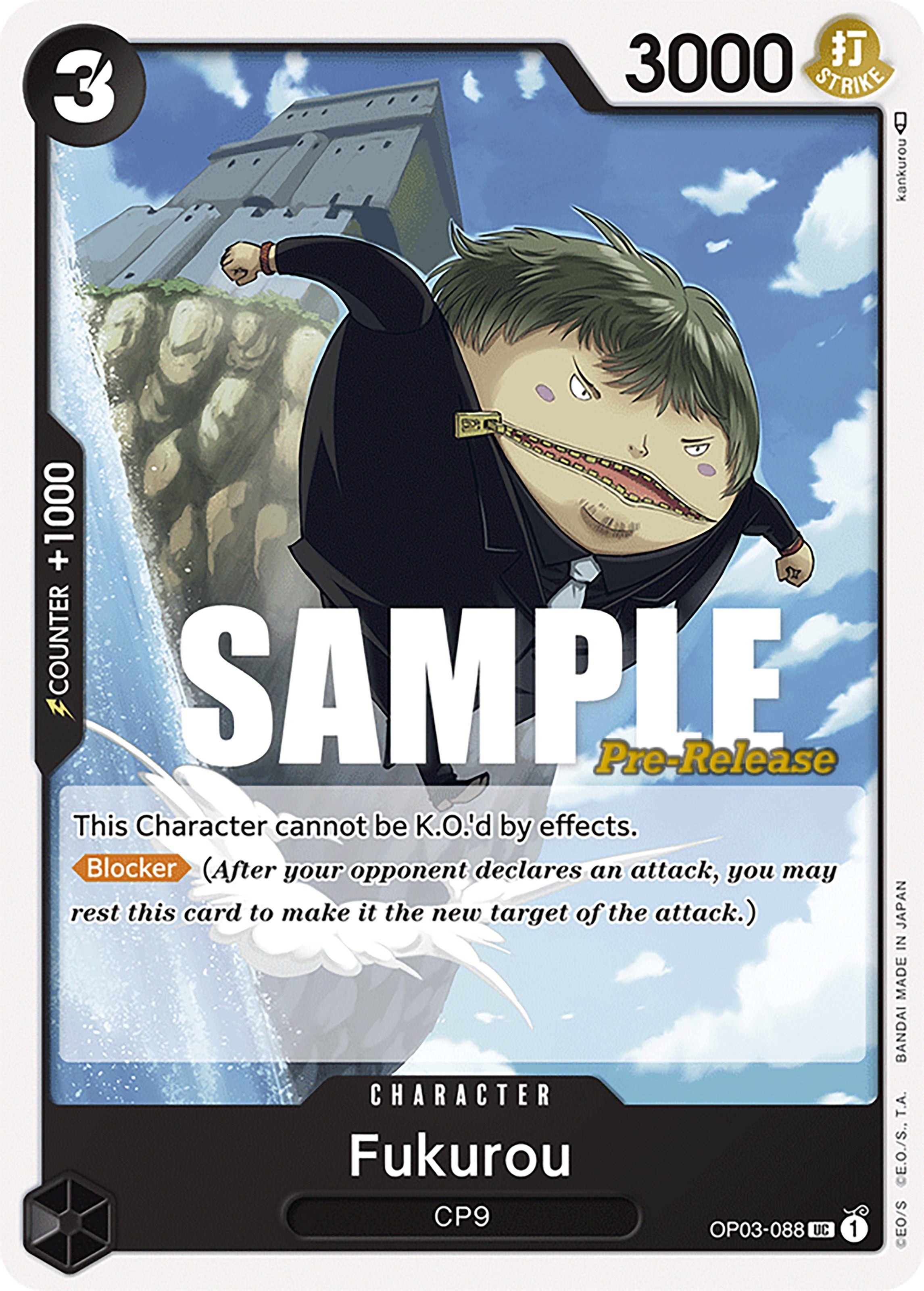 Fukurou (OP03-088) - [Pillars of Strength Pre-Release Cards] - Trinity Hobby