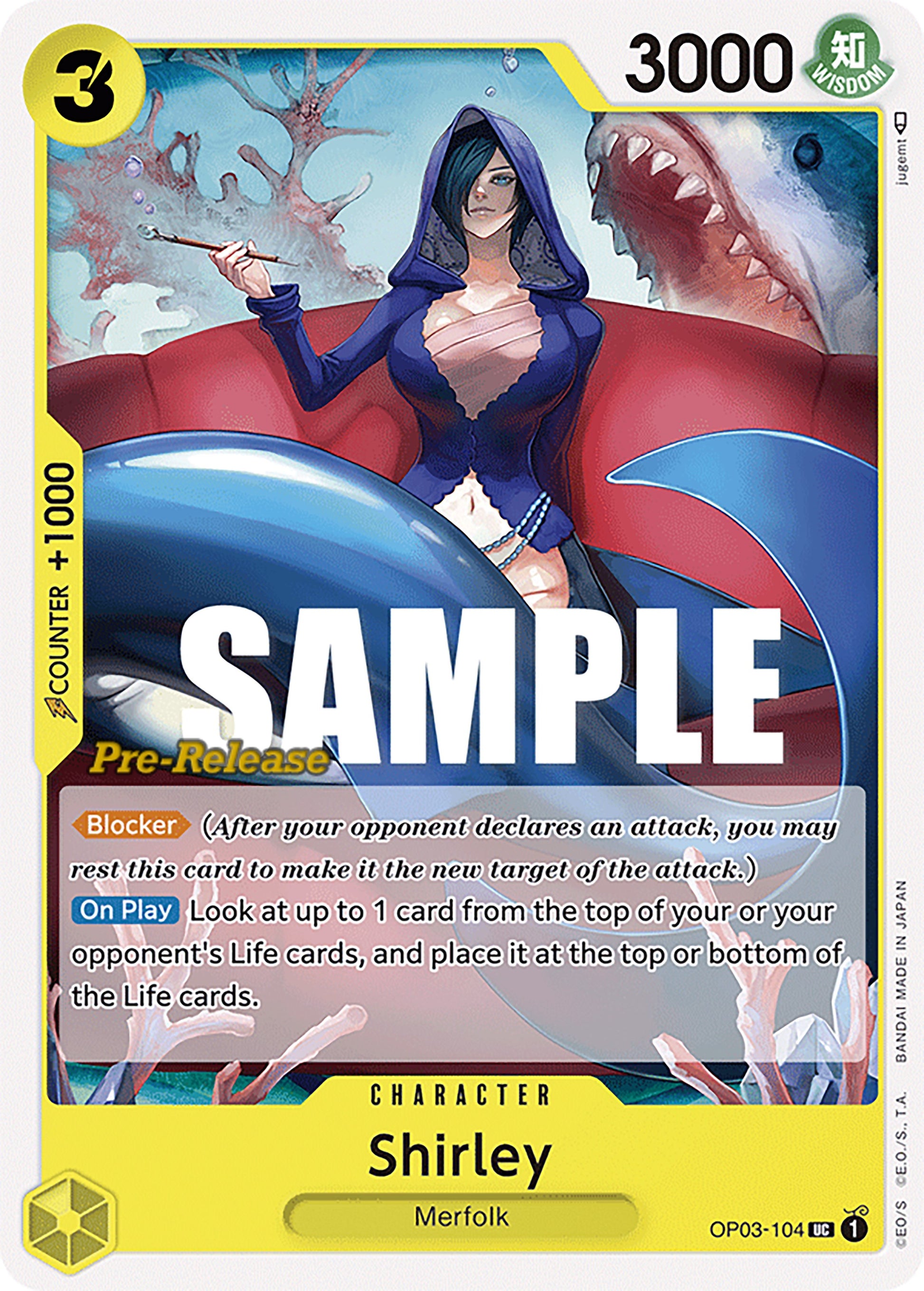 Shirley (OP03-104) - [Pillars of Strength Pre-Release Cards] - Trinity Hobby