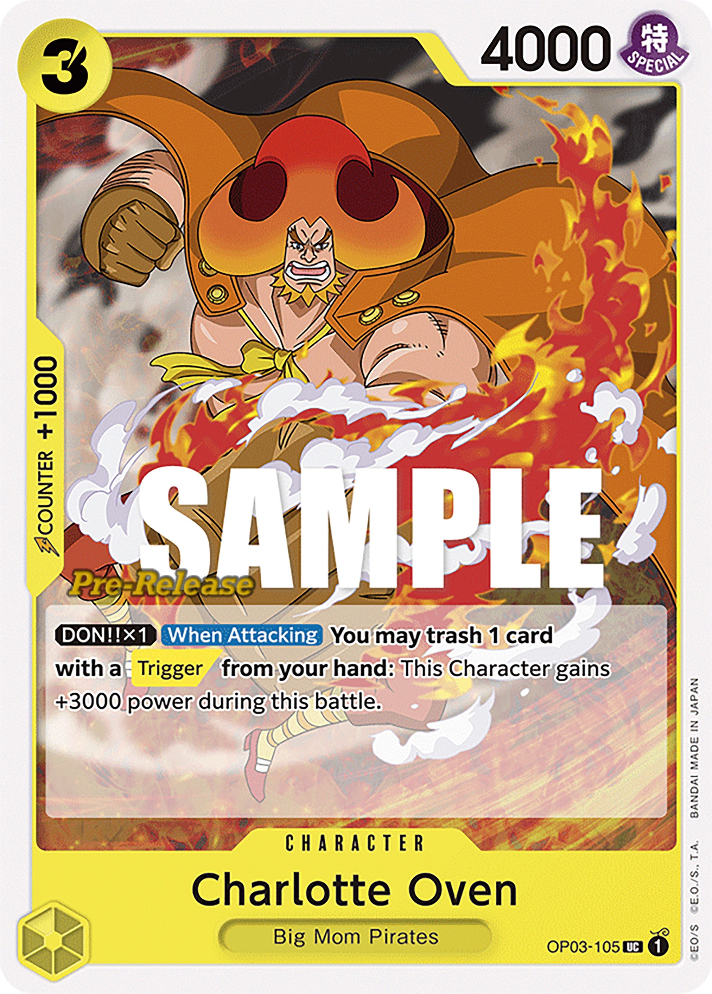Charlotte Oven (OP03-105) - [Pillars of Strength Pre-Release Cards] - Trinity Hobby