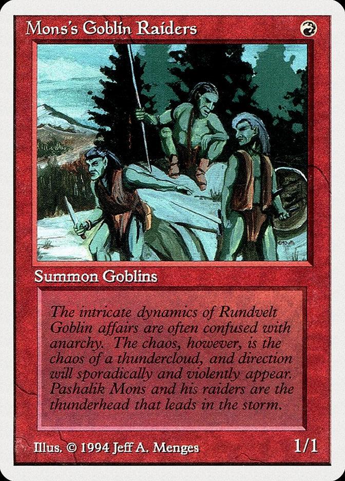 Mons's Goblin Raiders [Summer Magic / Edgar] - Trinity Hobby