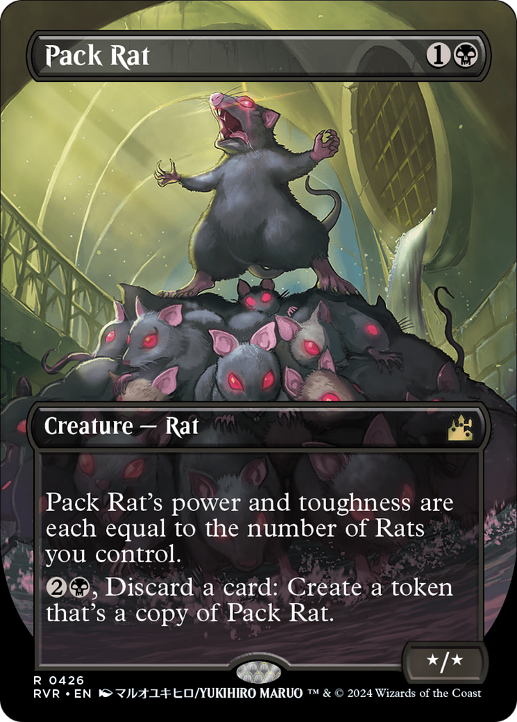 Pack Rat (Anime Borderless) [Ravnica Remastered] - Trinity Hobby