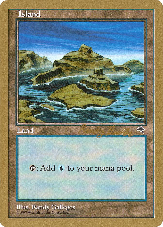 Island (rb338) (Randy Buehler) [World Championship Decks 1998] - Trinity Hobby