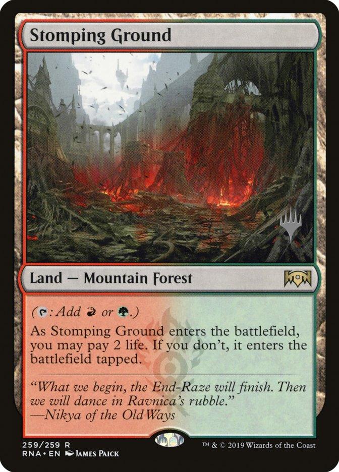 Stomping Ground (Promo Pack) [Ravnica Allegiance Promos] - Trinity Hobby