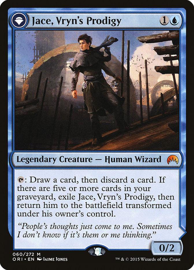 Jace, Vryn's Prodigy // Jace, Telepath Unbound [Magic Origins] - Trinity Hobby