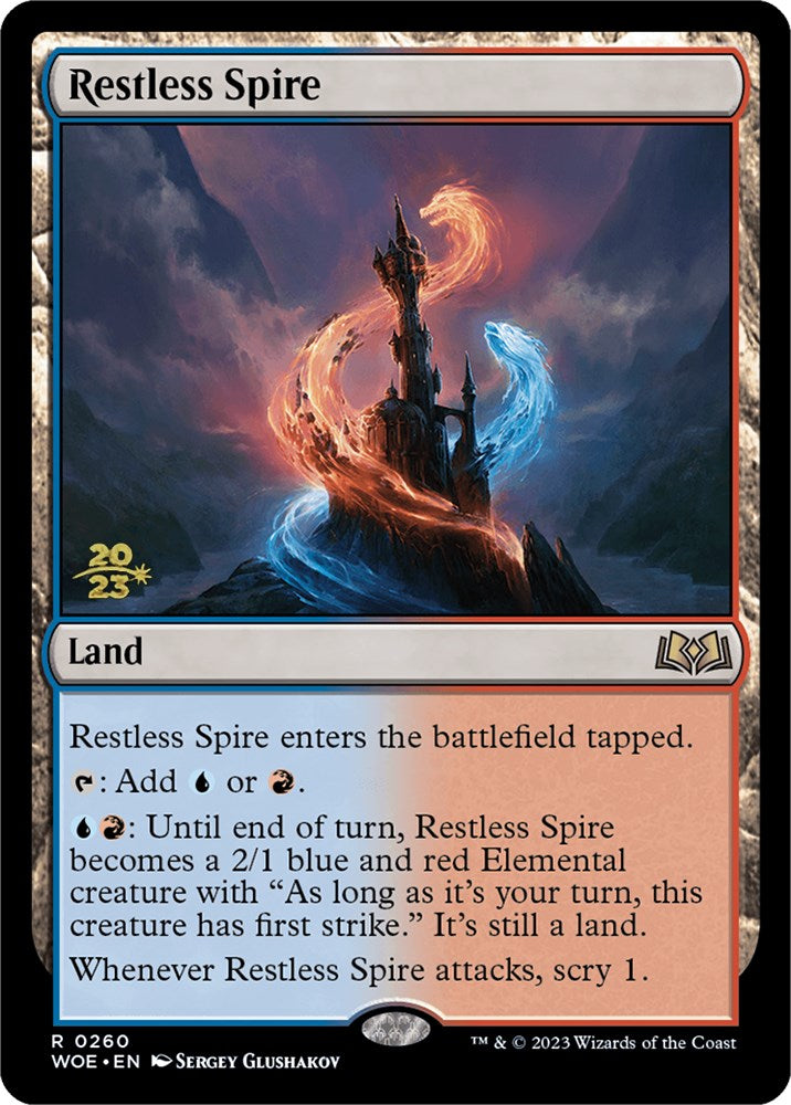 Restless Spire [Wilds of Eldraine Prerelease Promos] - Trinity Hobby