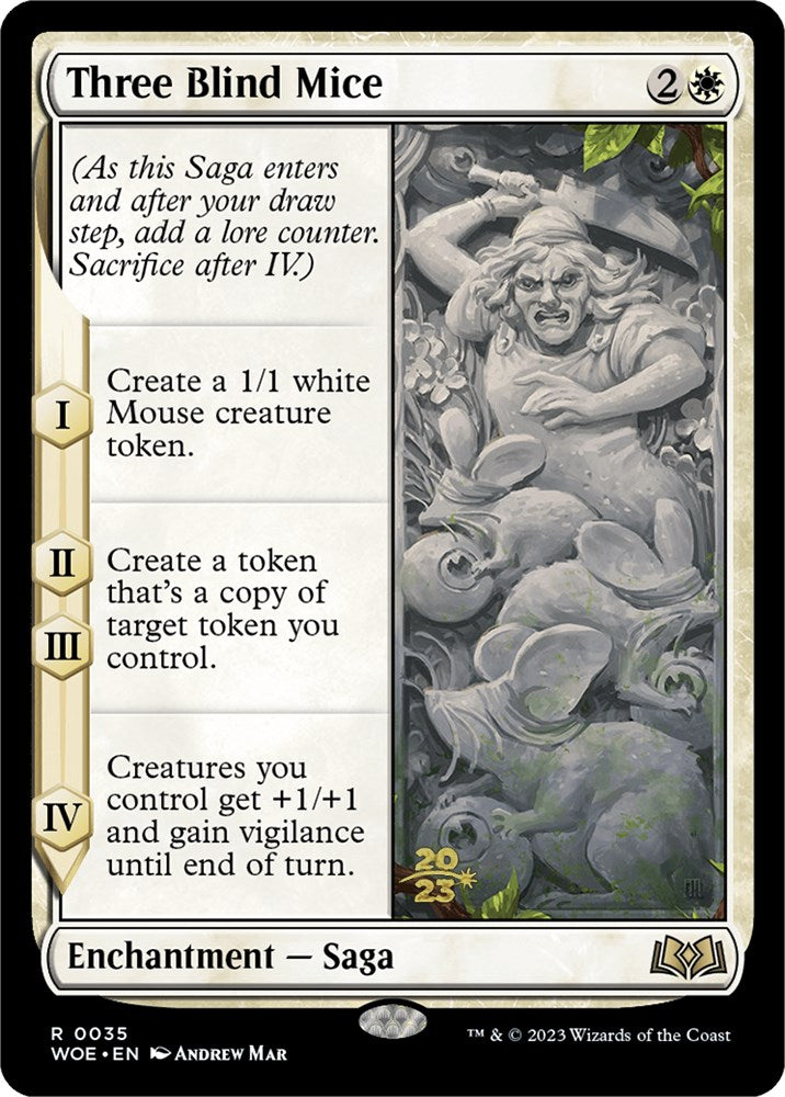 Three Blind Mice [Wilds of Eldraine Prerelease Promos] - Trinity Hobby