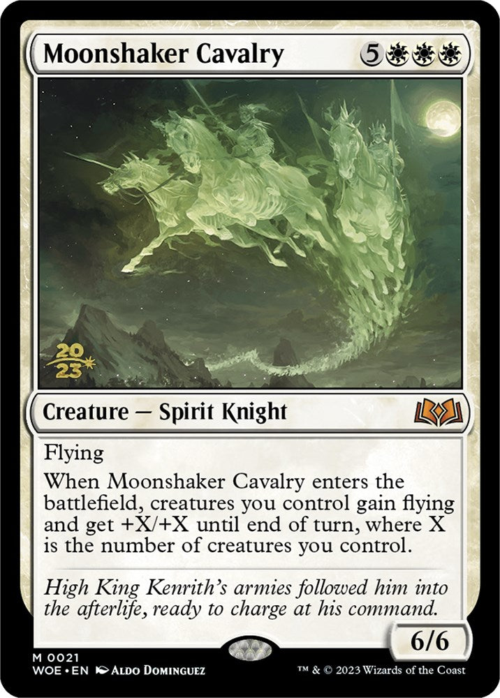 Moonshaker Cavalry [Wilds of Eldraine Prerelease Promos] - Trinity Hobby
