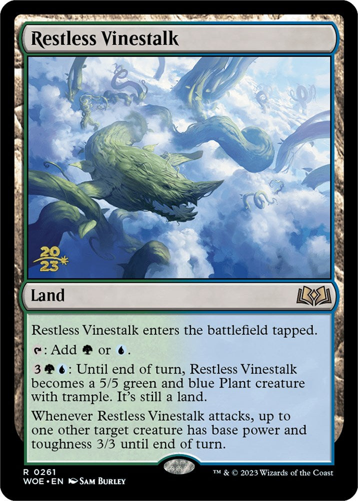 Restless Vinestalk [Wilds of Eldraine Prerelease Promos] - Trinity Hobby
